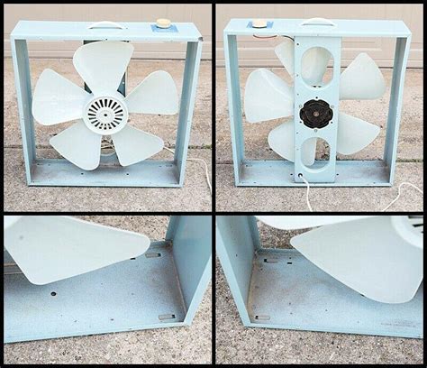 antique metal box fans|box fans with metal blades.